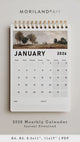2026 Monthly Calendar | Vintage Landscape Oil Painting Style - PDF (Digital Download)
