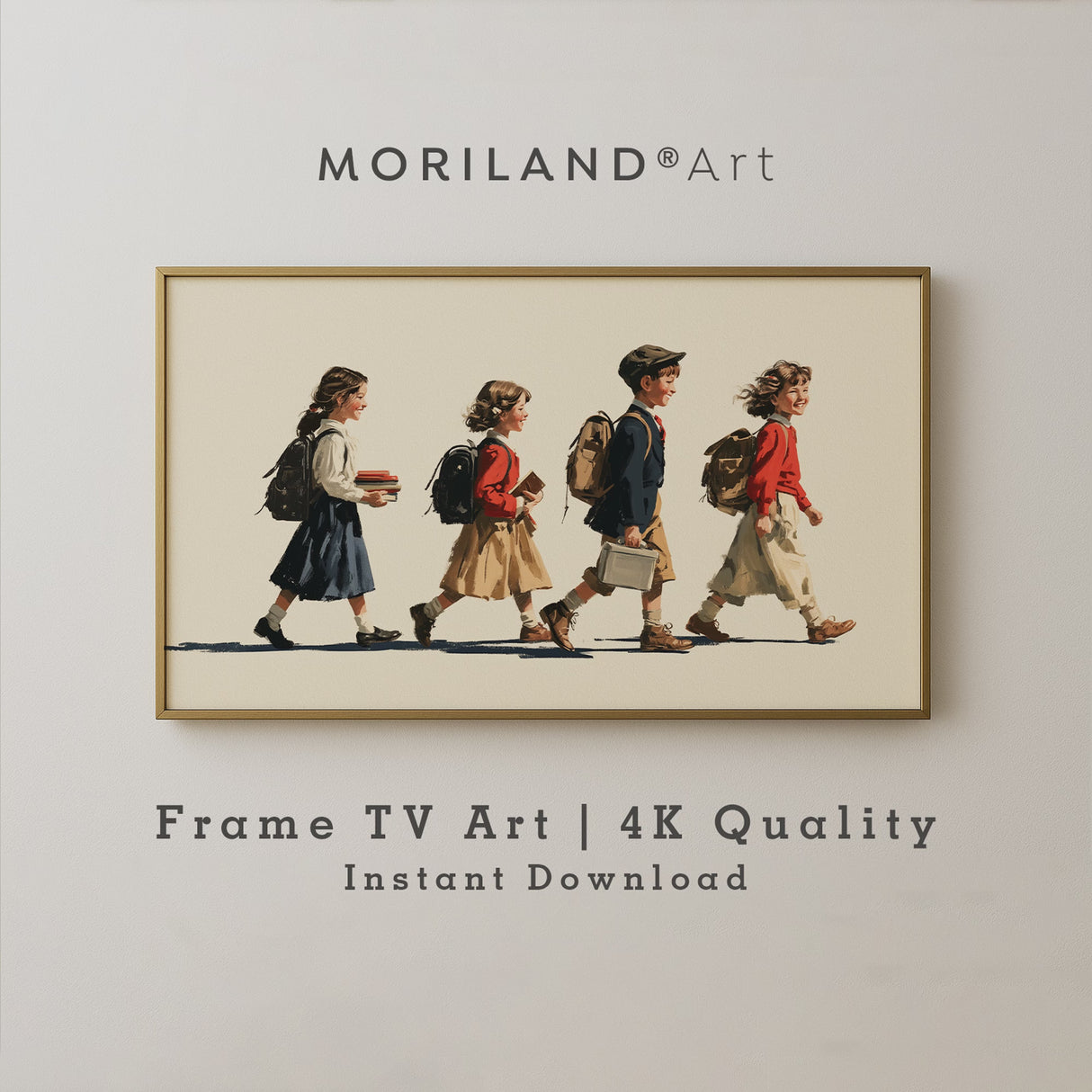 Back to School Frame TV Art Bundle – 17 Vintage 4K Designs