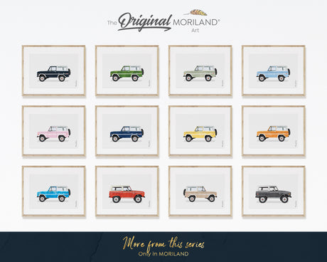 Beige Vintage SUV Print - Printable Art