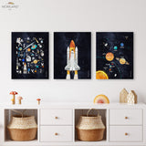 Educational Space - Canvas Prints - Set of 3 - LAND115