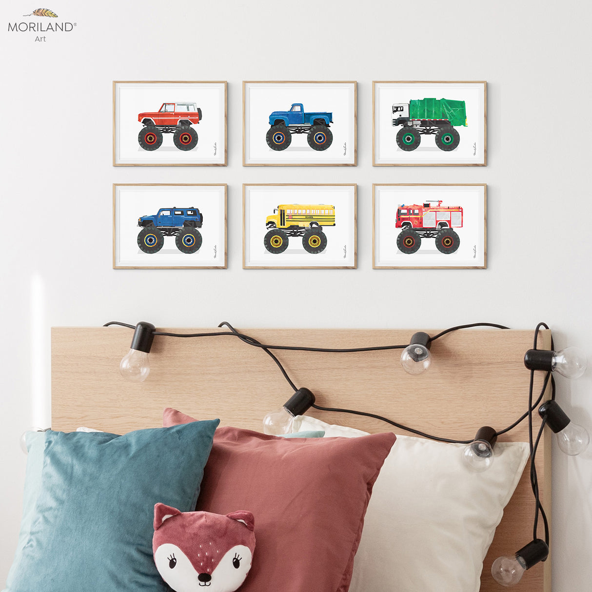 Monster Trucks - Printable Set of 6 - LAND66