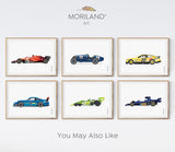 Sports Car Racing Car Print - Printable Art