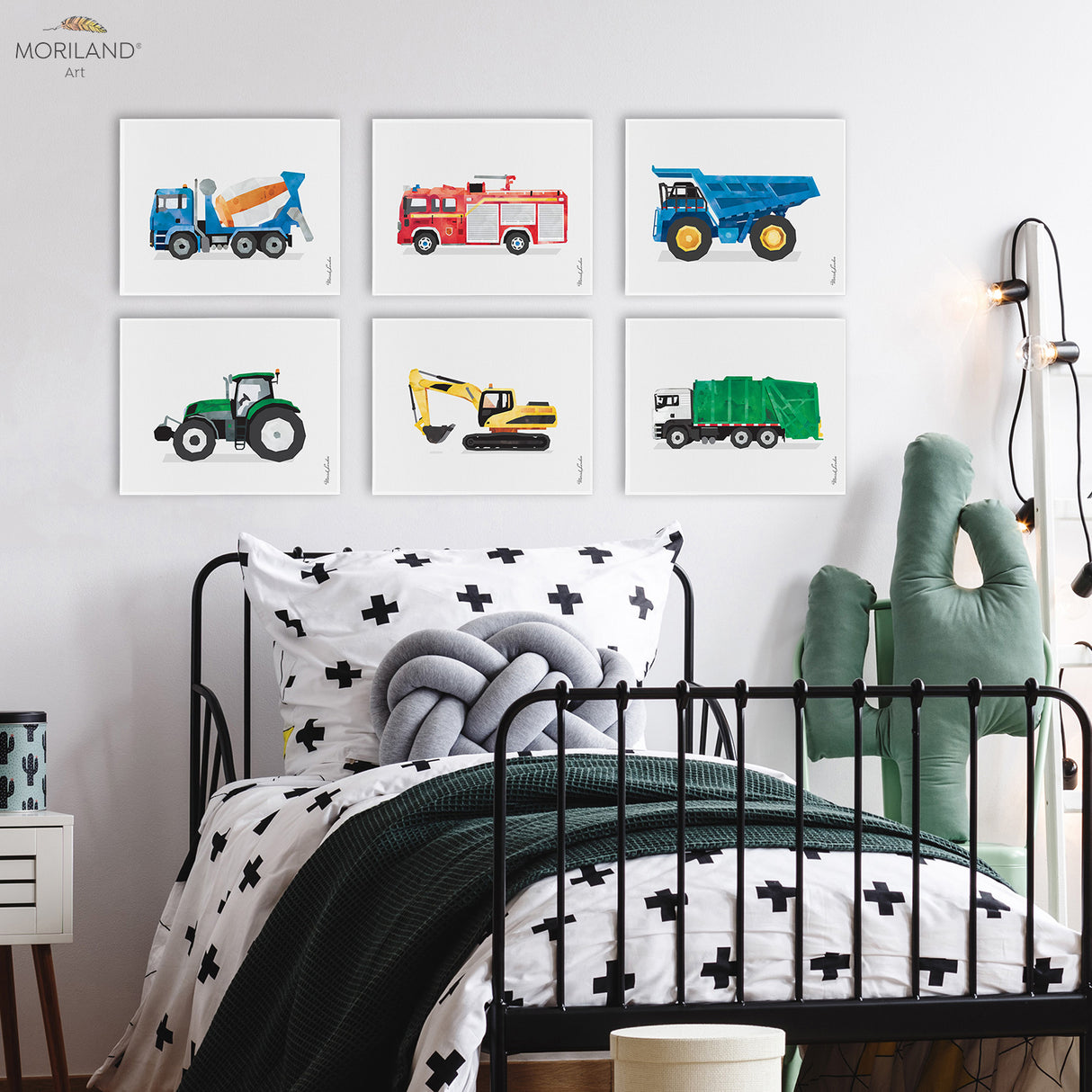 Vehicles - Canvas Prints - Set of 6 - LAND57