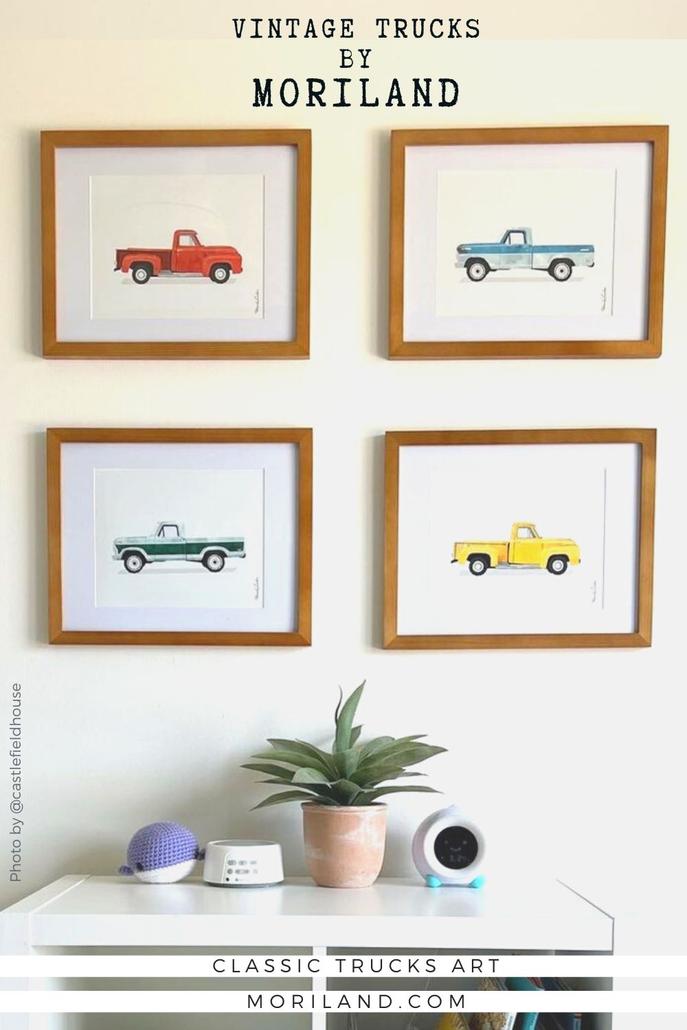 Old-Timer Yellow Pickup Truck Print - Printable Art