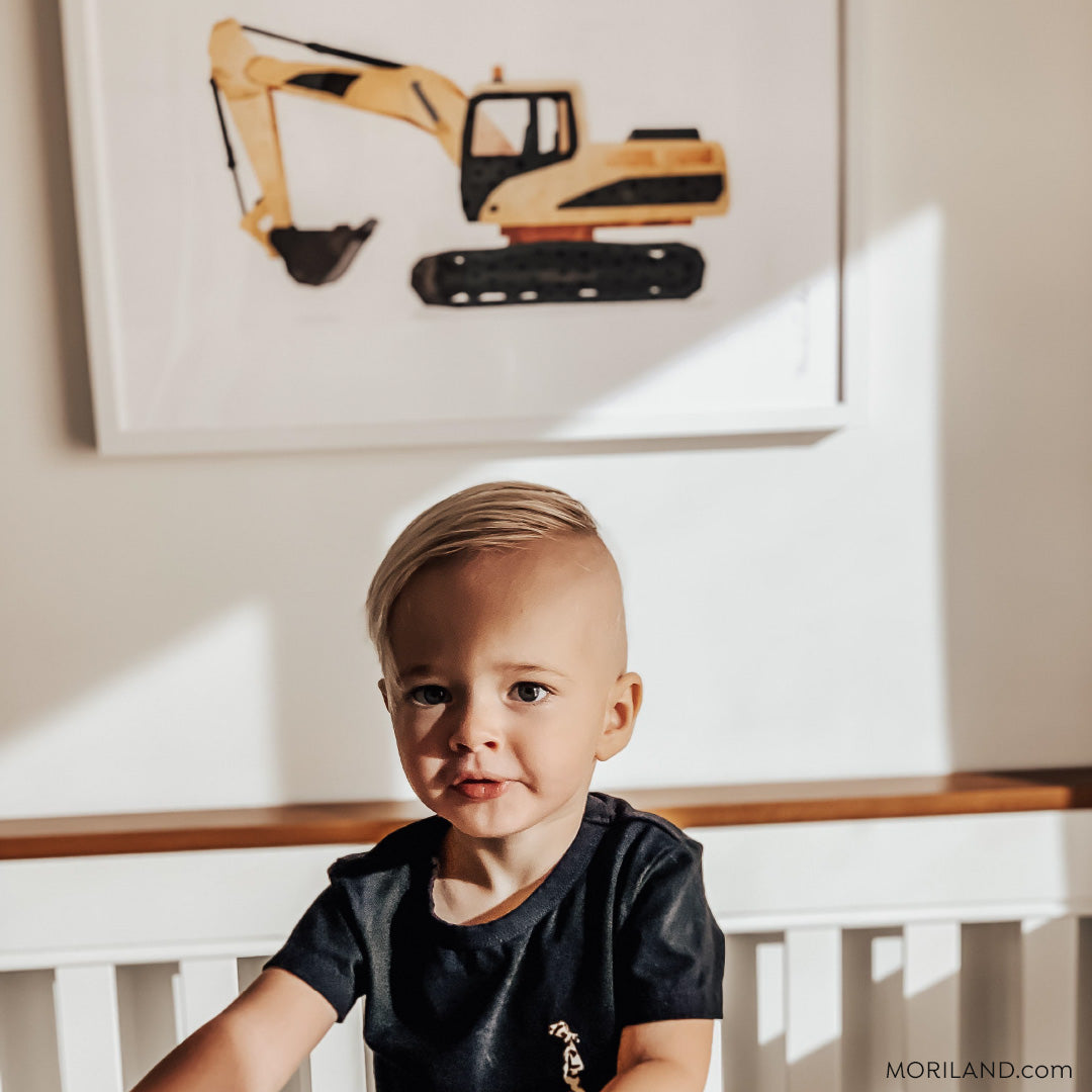 Excavator Print - Printable Art