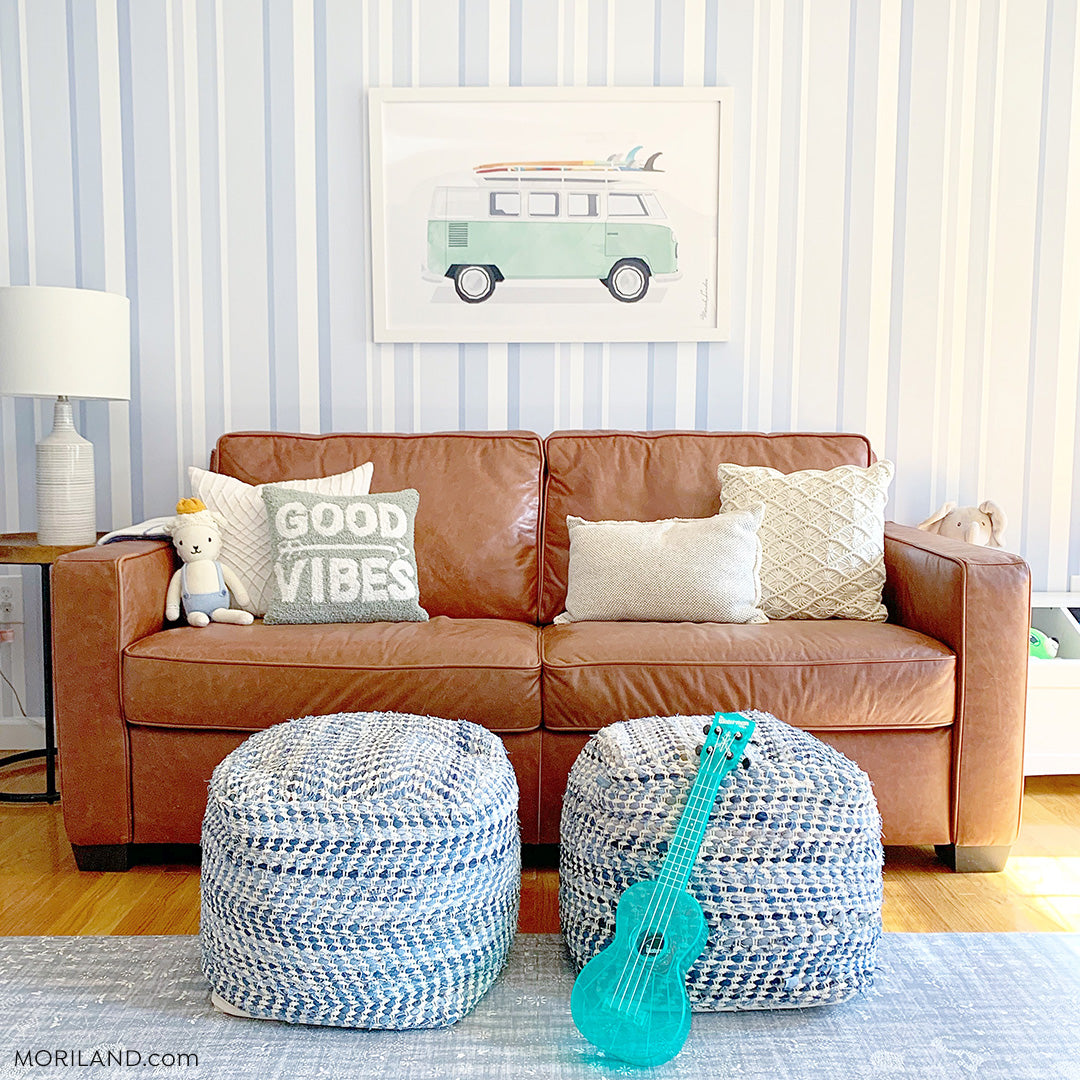 Mint Green Van Print - Printable Art