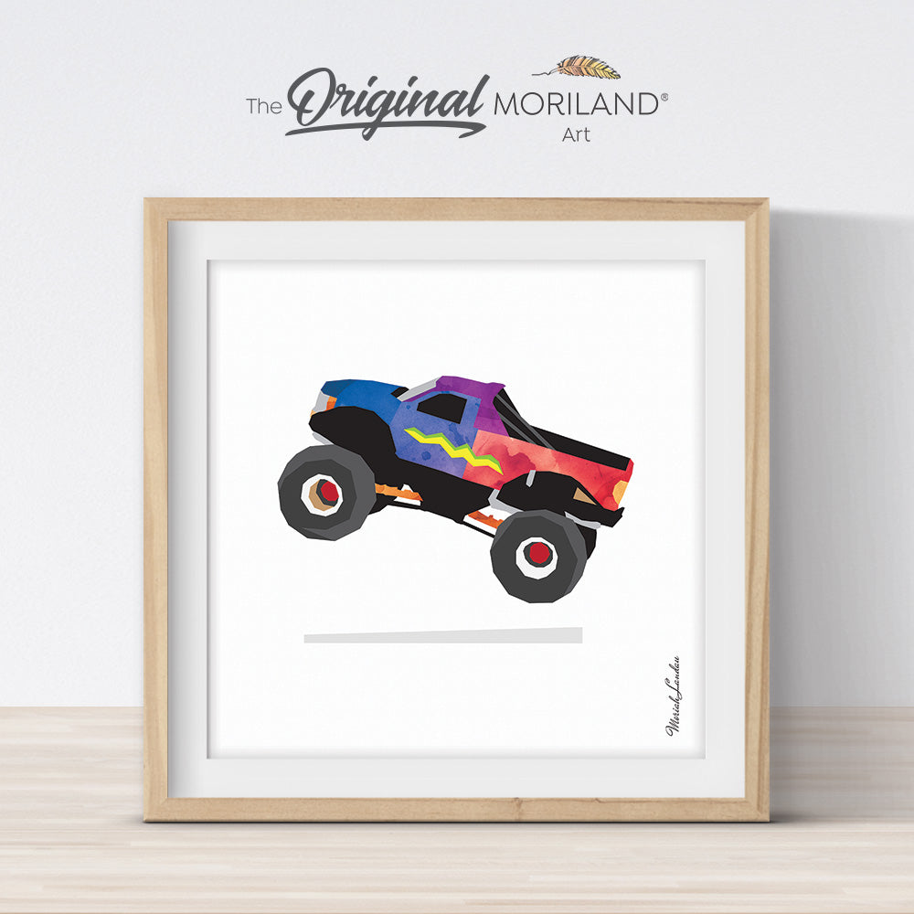 Monster Truck Print - Printable Art