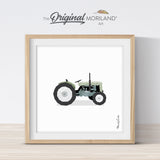 Sage Green Open Tractor Print - Printable Art