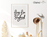 Long Live Boyhood Print - Printable Art