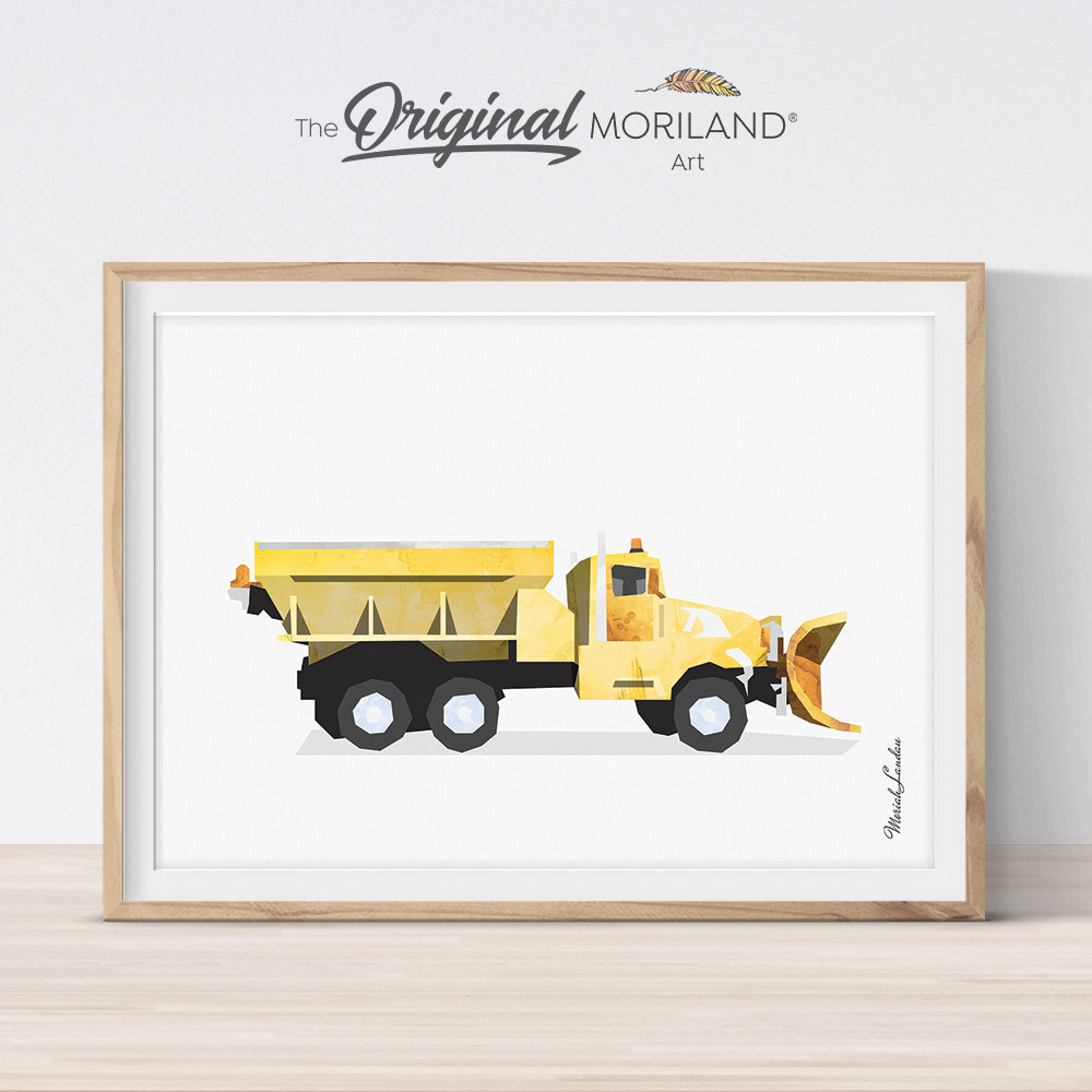 Snowplow Print - Printable Art