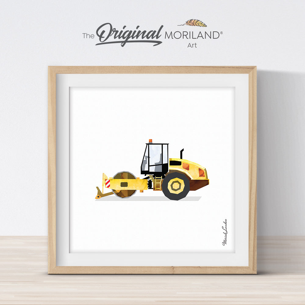 Steam Roller Print - Printable Art