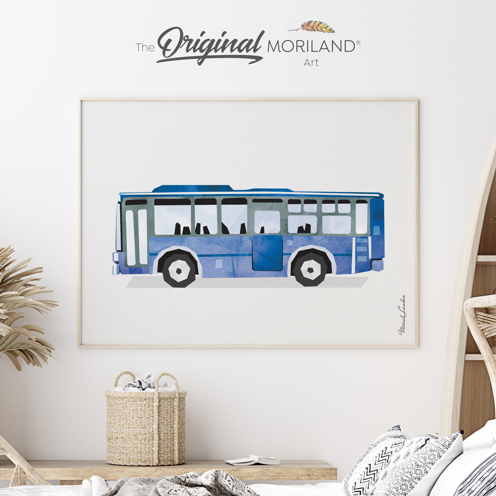 City Bus Fine Art Paper Print