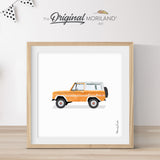 Orange SUV Print - Printable Art