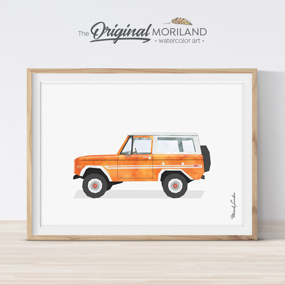 Boys Transportation - Printable Set of 9 - LAND3