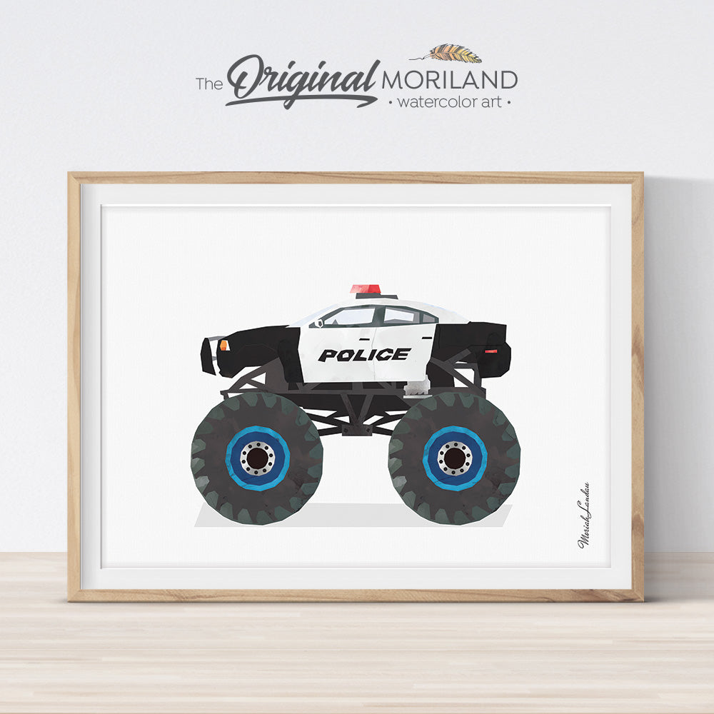 Police birthday party printable by MORILAND