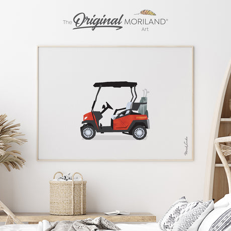 Golf Print for boy bedroom decor by MORILAND