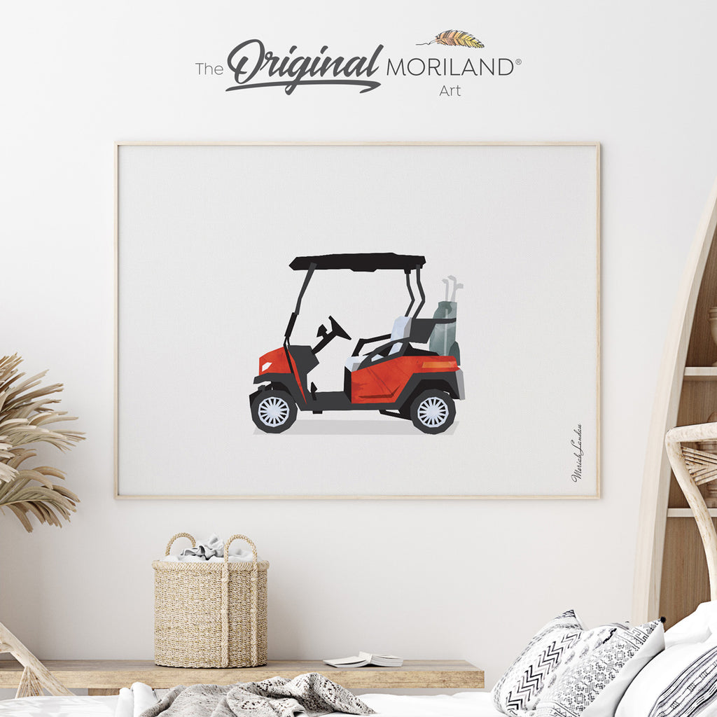 Golf Print for boy bedroom decor by MORILAND