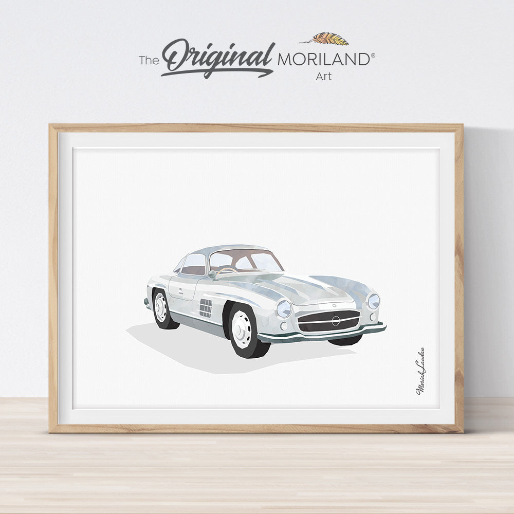 Classic Sports Car Print - Printable Art