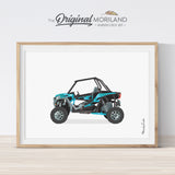 UTV Polaris RZR Wall Art print for big boy bedroom decor