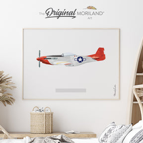 Vintage Fighter Aircraft Fine Art Paper Print