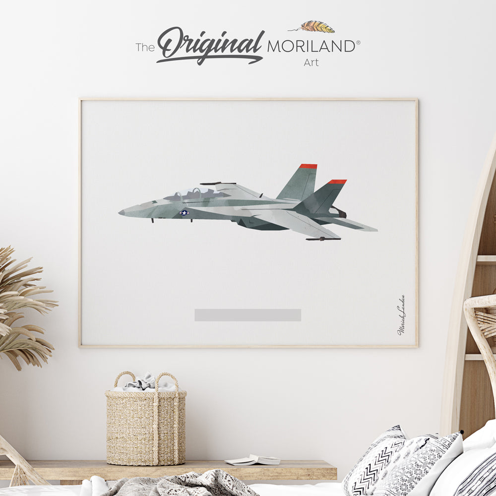 Fighter Jet Fine Art Paper Print