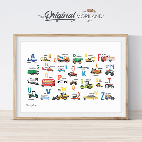 Transportation Alphabet Print - Printable Art, Abc Print, Abc Transportation, Abc Wall Art, Alphabet Art, Alphabet Poster, Alphabet Printable, Alphabet Poster, ABC Wall Art, Horizontal, ABC Poster, Nursery Alphabet, Classroom Decor, Vehicle Boy Bedroom Wall Art, Printable, Boy Bedroom Print, Boy Nursery Print, Car Alphabet, Car Bedroom Decor, Transportation Alphabet Print, Transportation Decor, Transportation Wall Art, Kids Poster