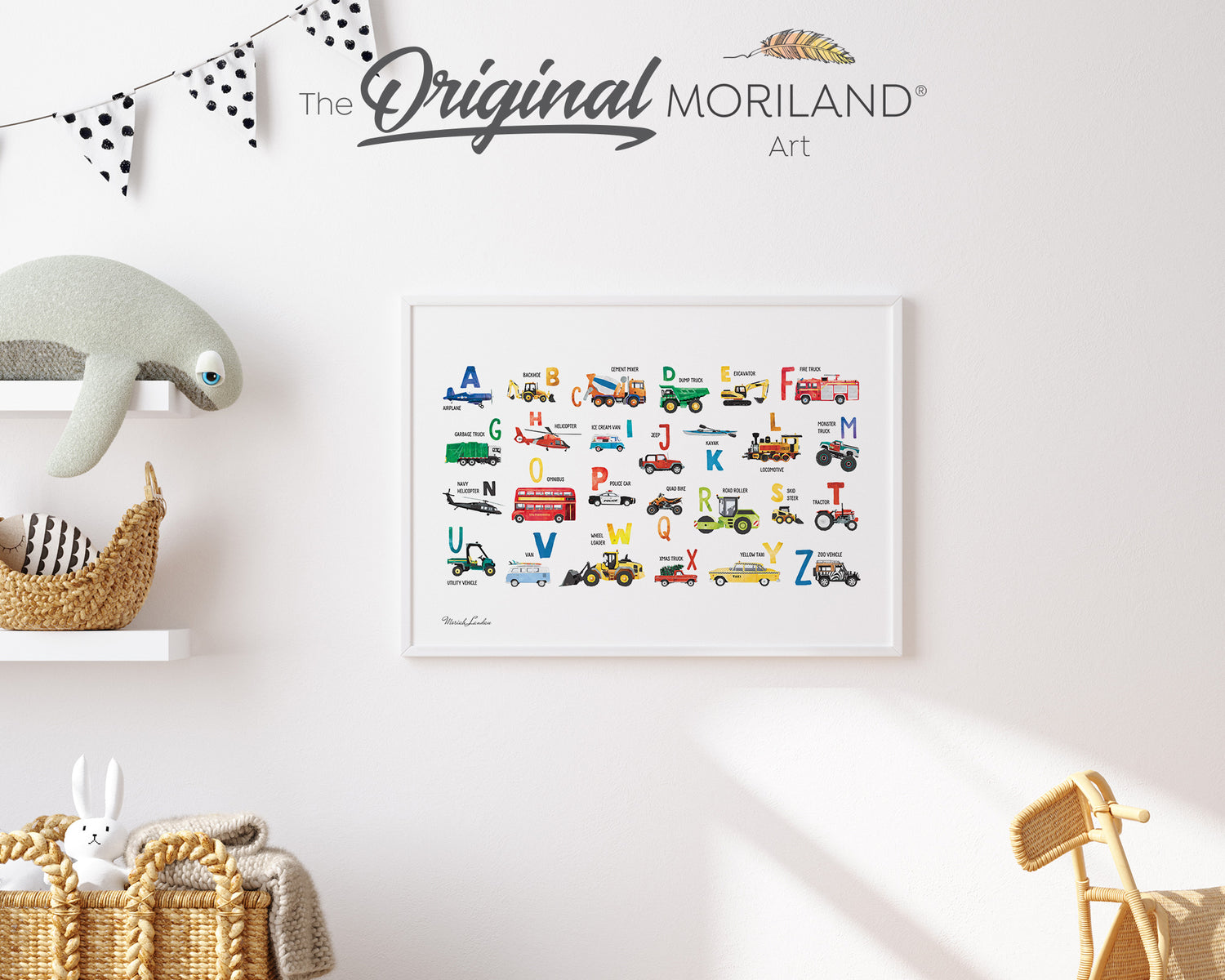 Transportation Alphabet Print - Printable Art