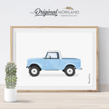 Old Timer truck art for nursery boy bedroom decor by MORILAND