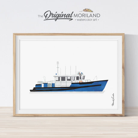 Police watercraft Print Printable Art for boys room decor