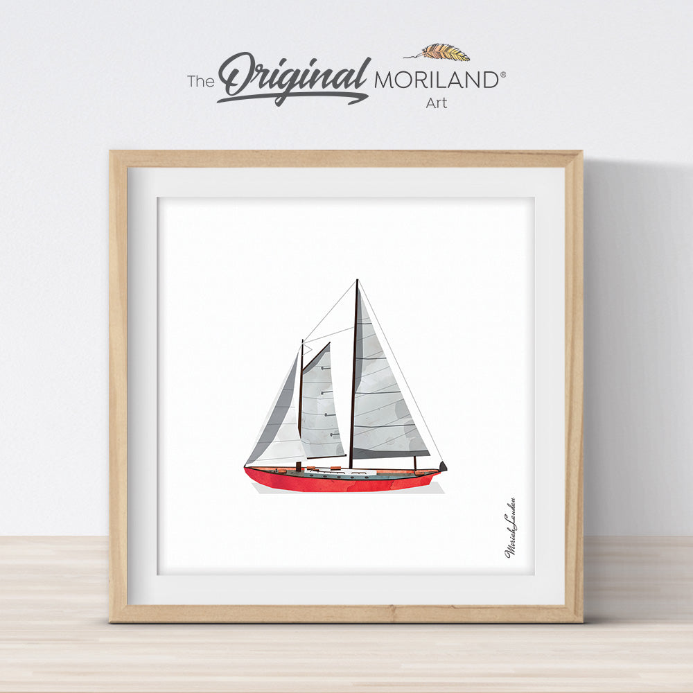 Sailboat Print - Printable Art