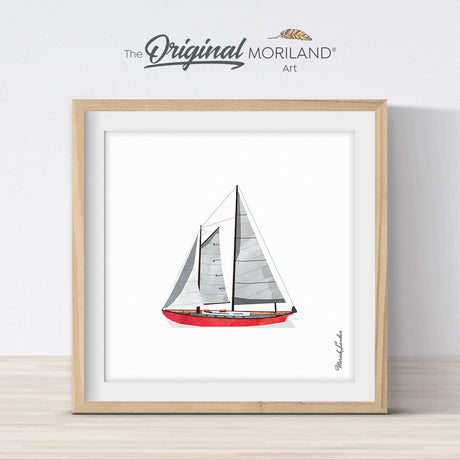 Sailboat Print - Printable Art