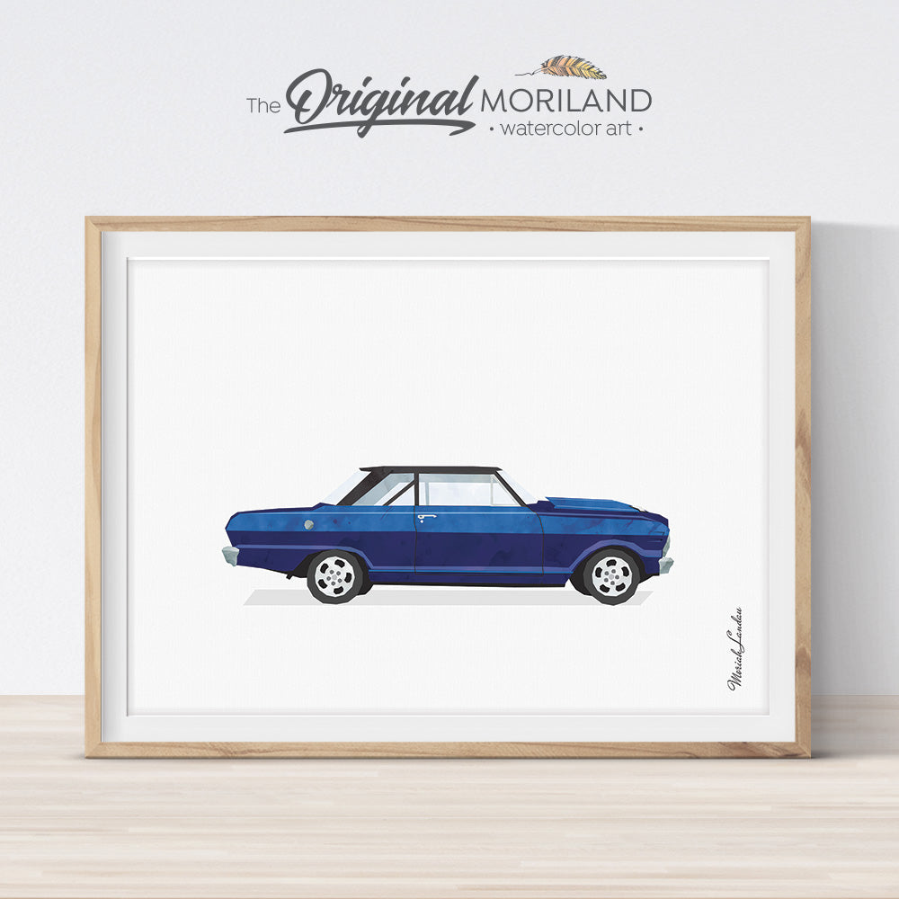 Classic and Muscle Car Prints - Printable Set of 6 - LAND85