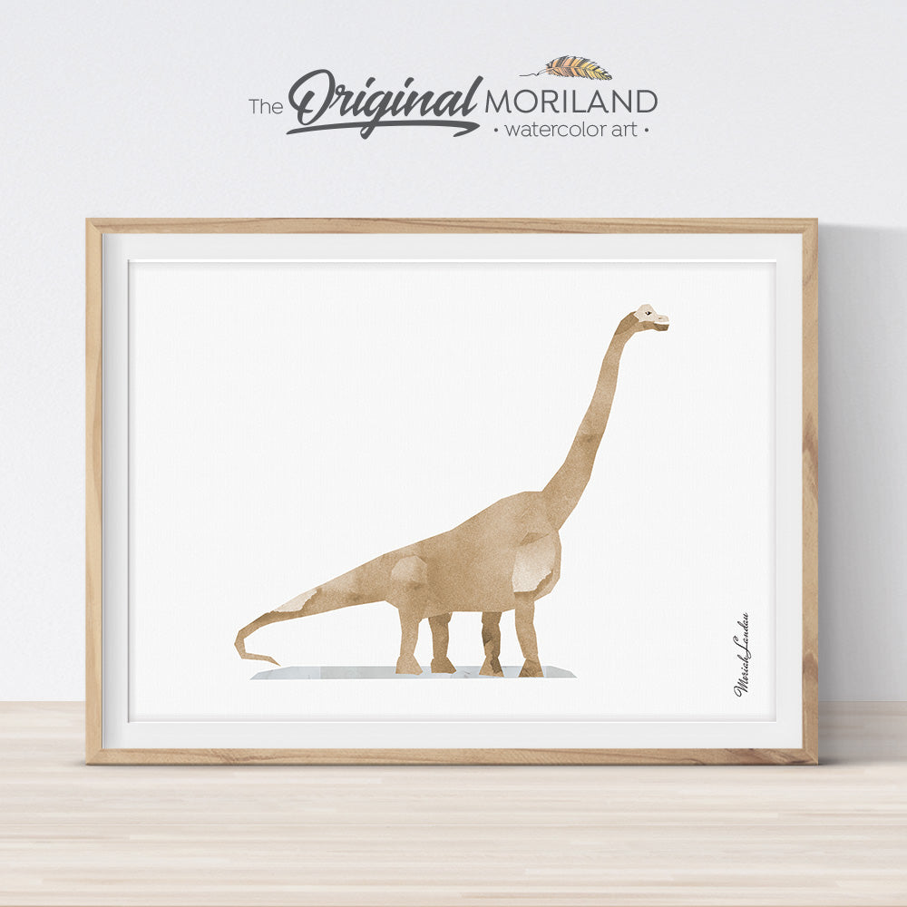 Brachiosaurus Dinosaur Print - Printable Art