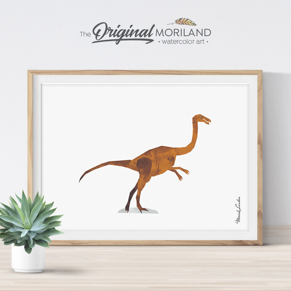 Gallimimus Dinosaur Print - Printable Art