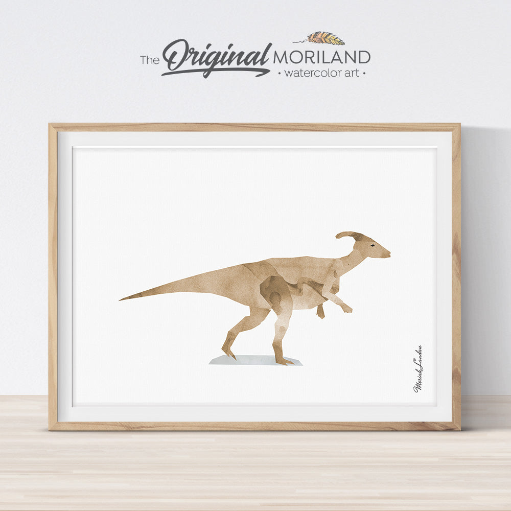 Parasaurolophus Dinosaur Print - Printable Art