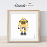 Billy the Builder Robot Print - Printable Art