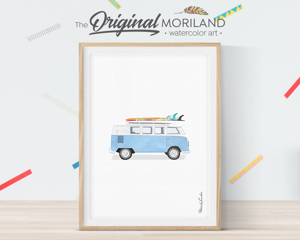 Surf Art - Printable Set of 4 - LAND103