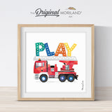 PLAY Sign for Playroom - Printable Art