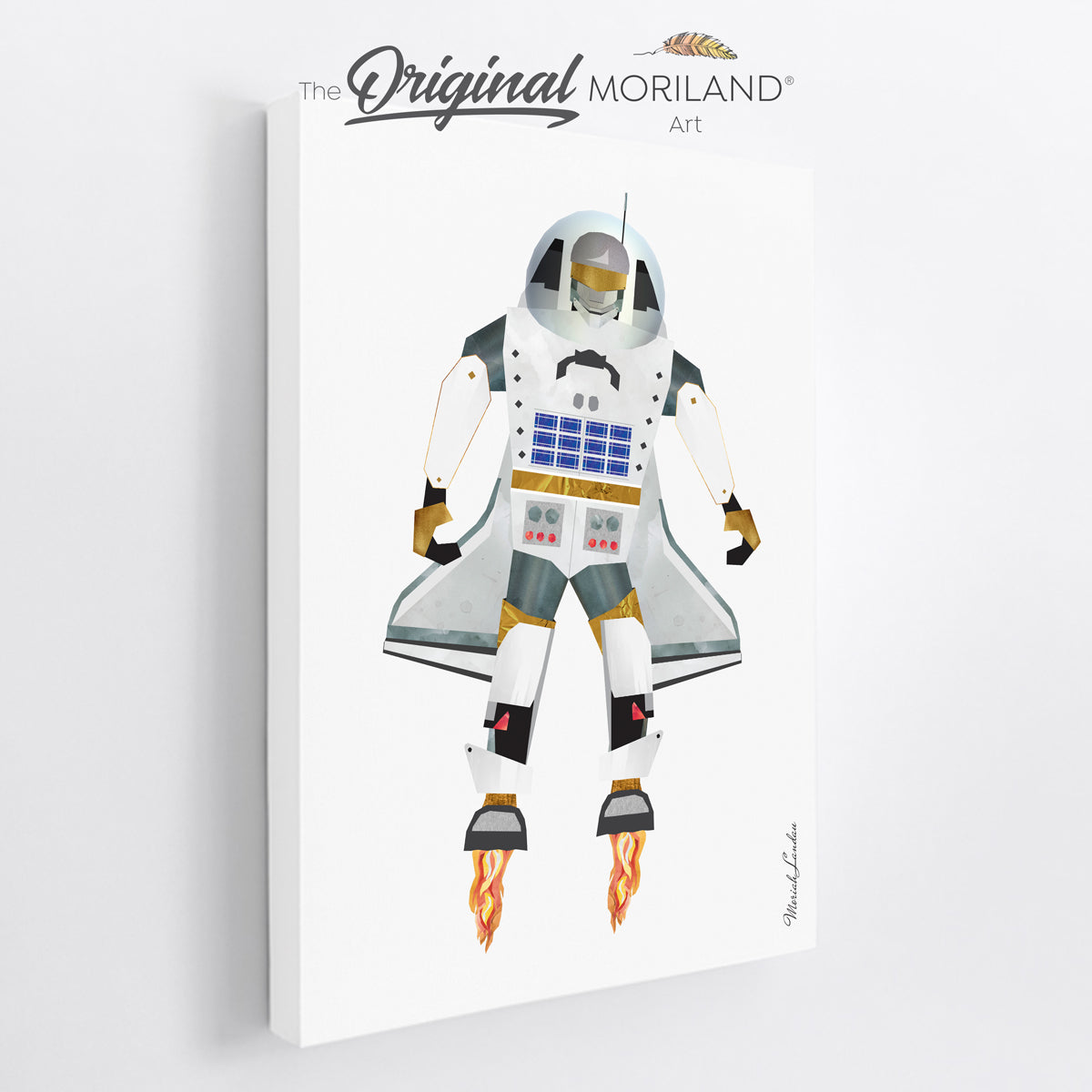 Houston the Space Robot Canvas Print