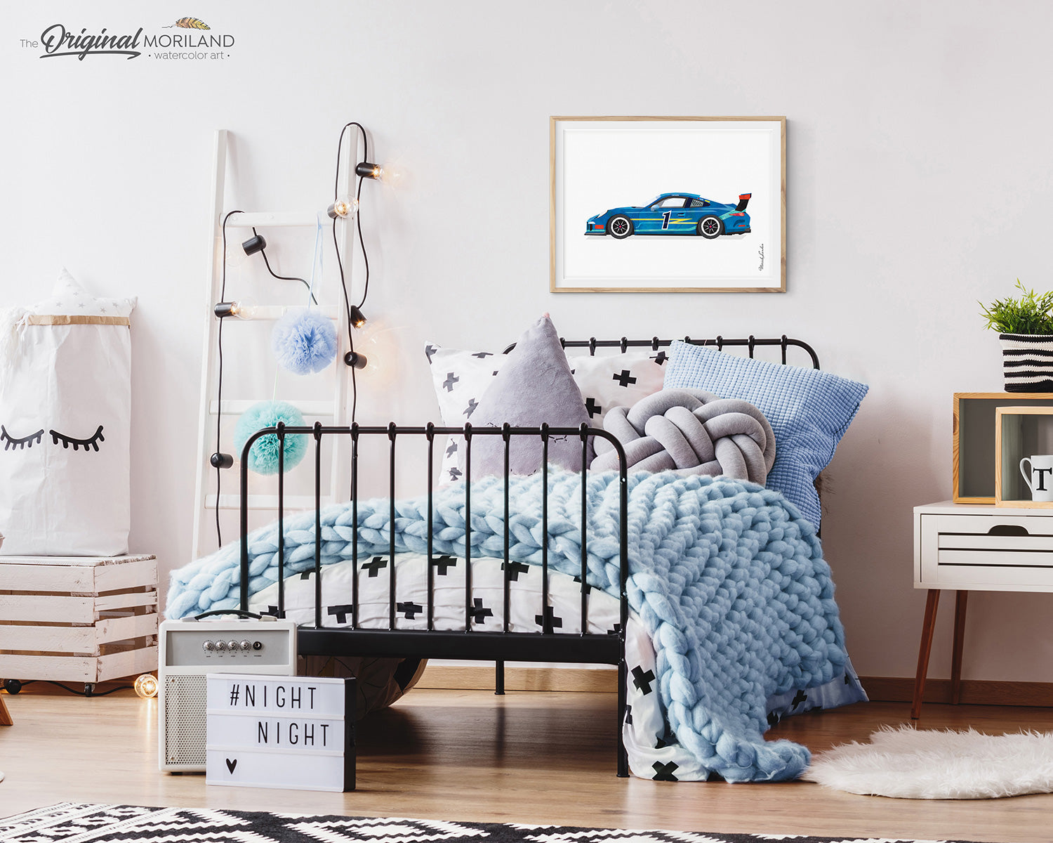 Sports Car Racing Car Print - Printable Art