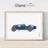Vintage Old Race Car Print for boy bedroom decor by MORILAND