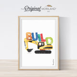 BUILD Print with Digger - Printable Art