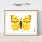 Watercolor butterfly printable wall art for girls bedroom décor by MORILAND