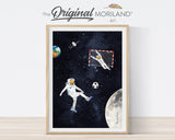 Astronaut in Space Art | Vertical - Printable Set of 4 - LAND5