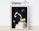 Astronaut in Space Art | Vertical - Printable Set of 4 - LAND5