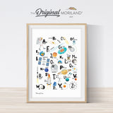 Educational Space Art Prints - Printable Set of 4 - LAND95