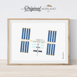 International Space Station Art Print - Printable Art by MORILAND