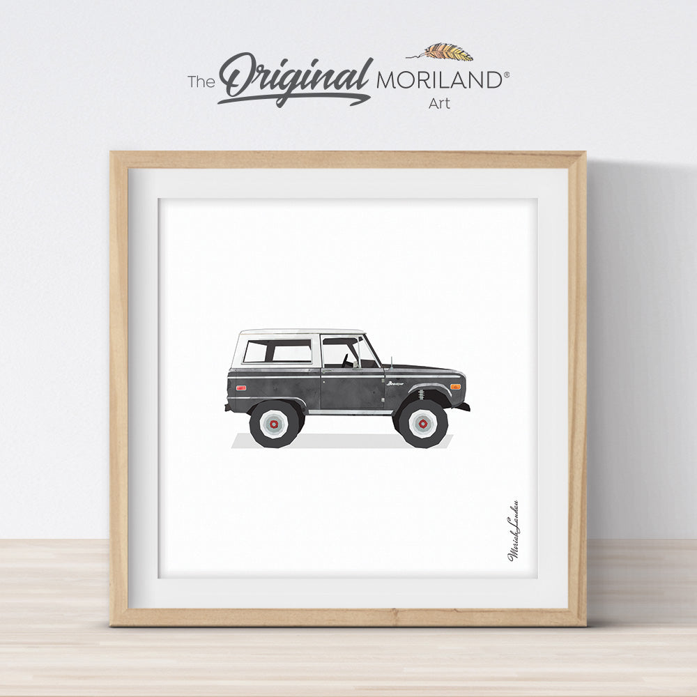 Gray SUV Print - Printable Art