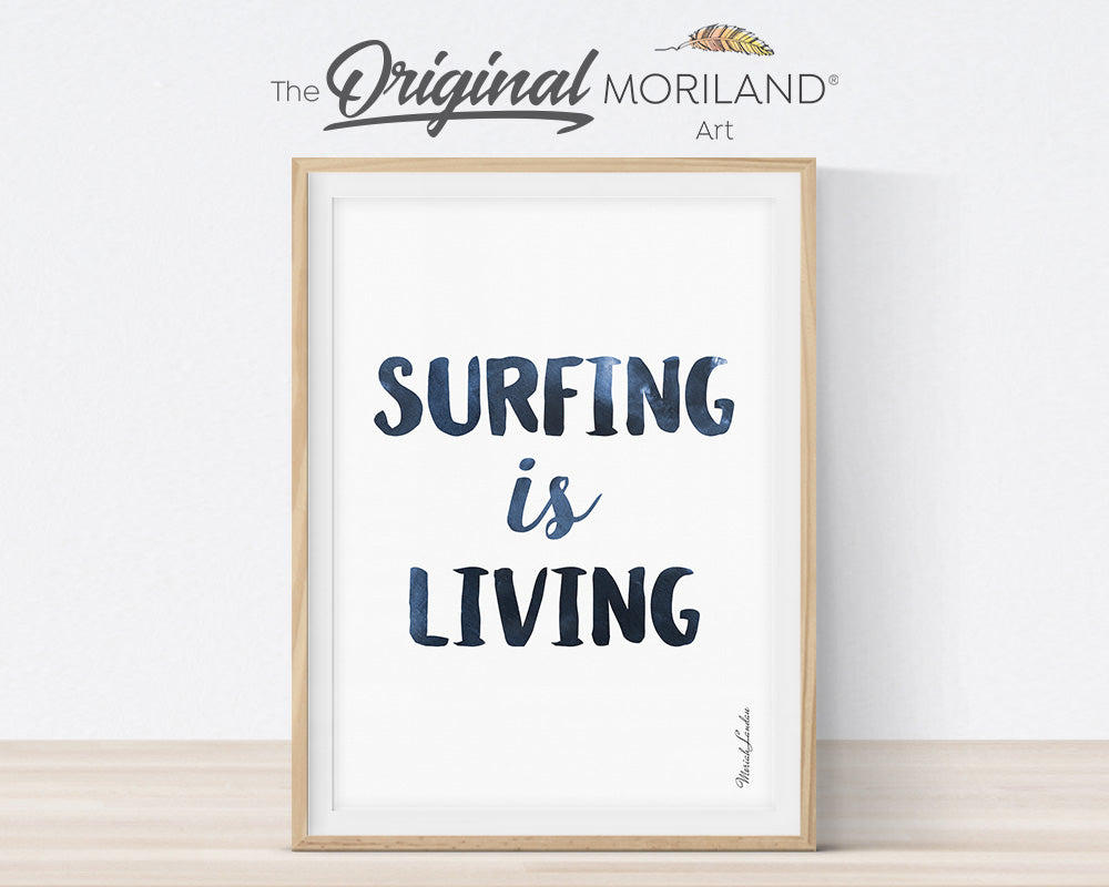 Surf Art - Printable Set of 4 - LAND103