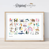 MORILAND - Unique Printable Wall Art -  Instant Download Art Purchase -&gt; download -&gt; and print! Abc Print, Abc Transportation, Abc Wall Art, Alphabet Art, Alphabet Poster, Alphabet Printable, Alphabet Poster, ABC Wall Art, ABC Poster, Nursery Decor, Vertical, Alphabet Girl Nursery Print, Unicorn Print, Girl Bedroom Print, Educational Alphabet, Girl Bedroom Decor, Girl Playroom Poster 